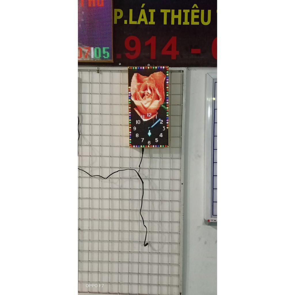 ĐỒNG HỒ LED MAGIC CLOCK P3 192*384 P2.5 160X320mm