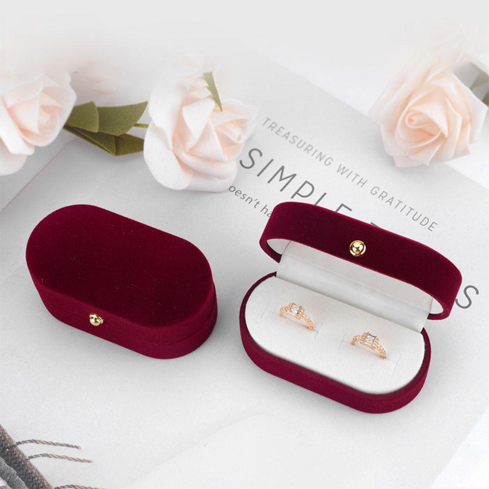 Hộp Đựng Nhẫn Thiết Kế Mới Cao Cấp Thời Trang|Hộp Nhung Đựng Quà Cưới Xinh Xắn Chất Lượng