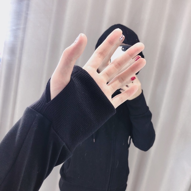 Áo khoác thể thao màu đen | BigBuy360 - bigbuy360.vn