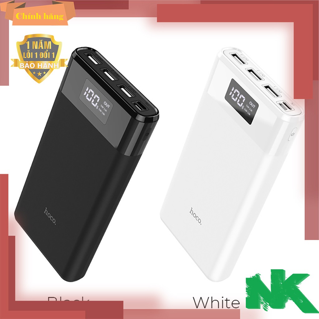 SẠC DỰ PHÒNG HOCO B35E DUNG LƯỢNG 30000MAH + 3 CỔNG - CHÍNH HÃNG