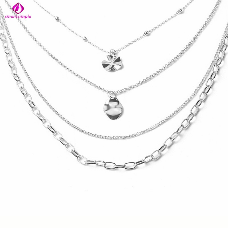 Dây chuyền hợp kim nhiều lớp kiểu dáng phong cách Bohemian thời trang cho nữ