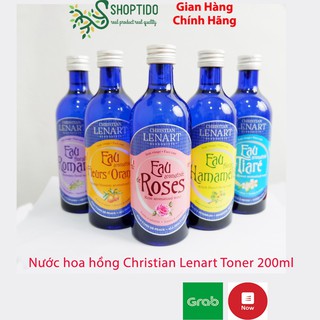 Nước hoa hồng Christian Lenart Toner hương hoa thiên nhiên 100ml - 200ml chính hãng Pháp NPP Shoptido