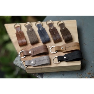 MÓC KHOÁ DA BÒ THẬT HANDMADE