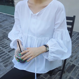 Áo baby doll tay bồng