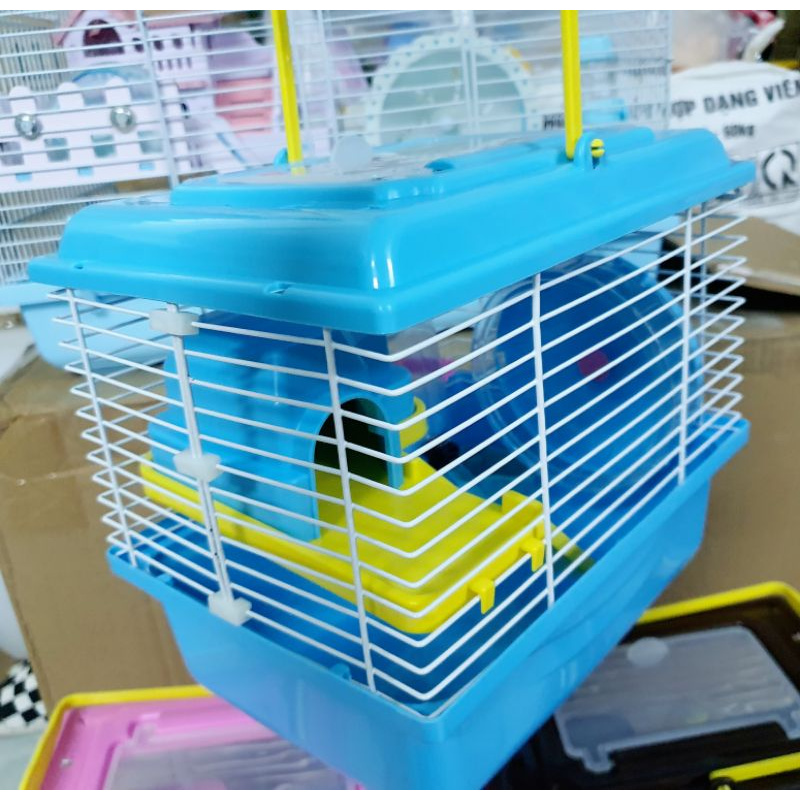 Lồng tầng hamster - Lồng chuột nắp nhựa
