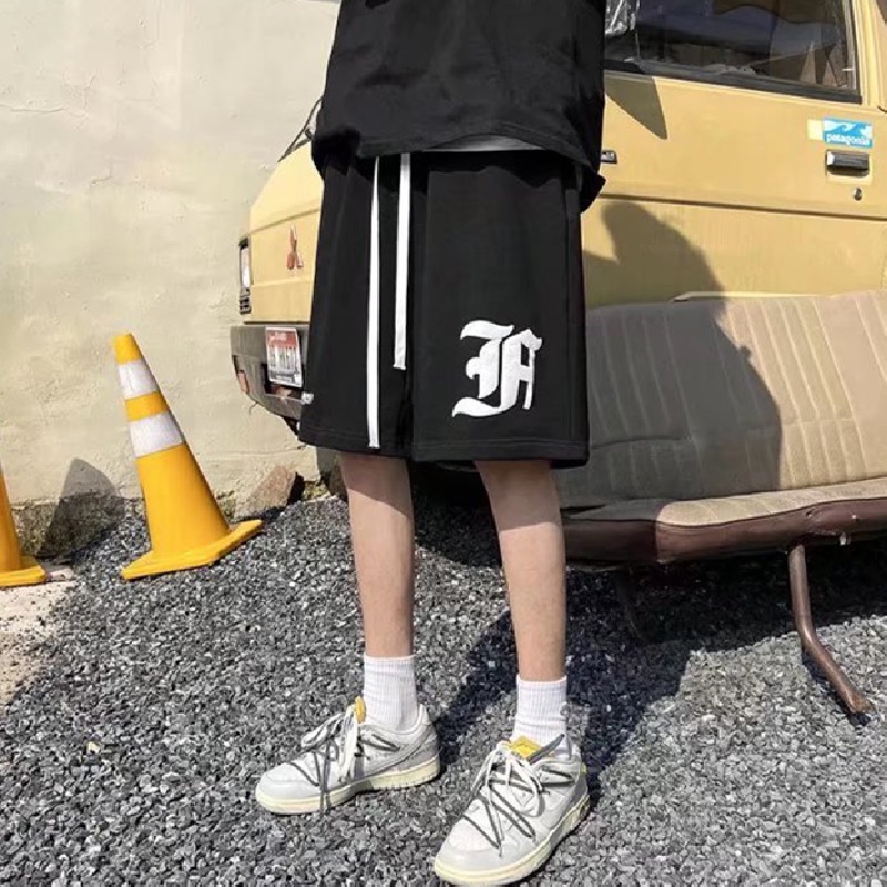 Quần Short Thể Thao Dáng Rộng In Chữ Cỡ Lớn M-3XL Phong Cách Hàn Quốc Thời Trang Cho Nam