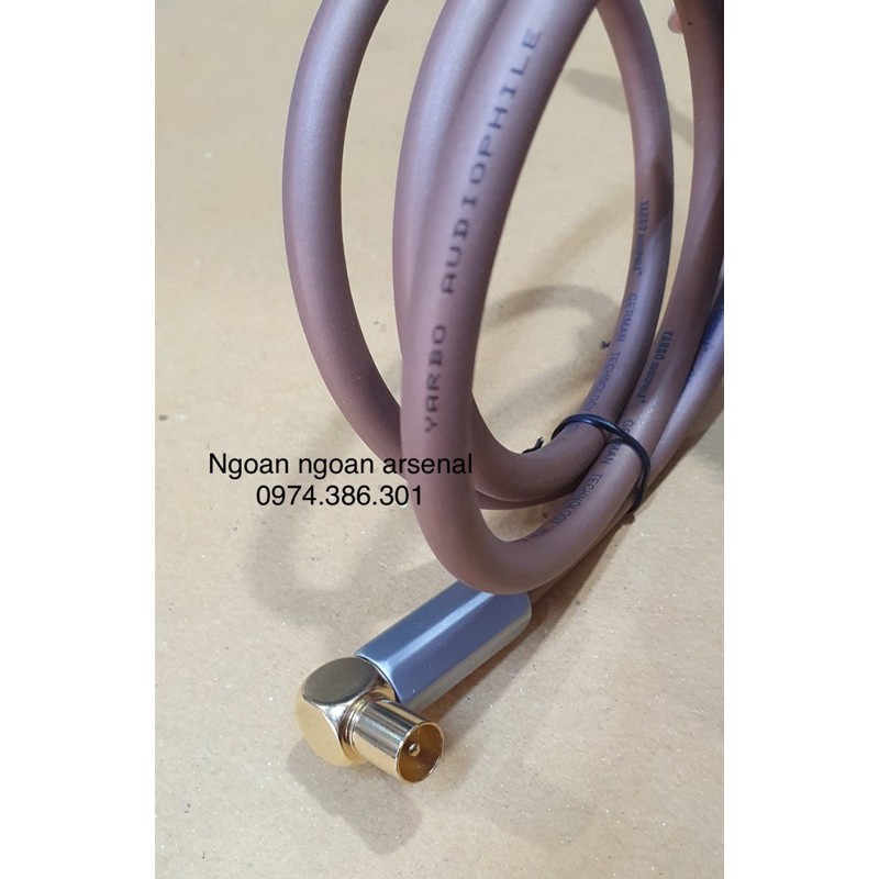 dây nối tường ra tivi lõi mạ bạc cao cấp hàng nhập khẩu siêu chống nhiễu