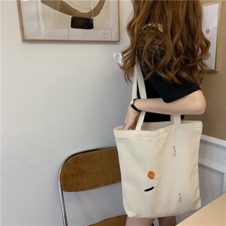 TÚI TOTE VẢI STYLE HÀN QUỐC - TÚI VẢI TRẮNG check