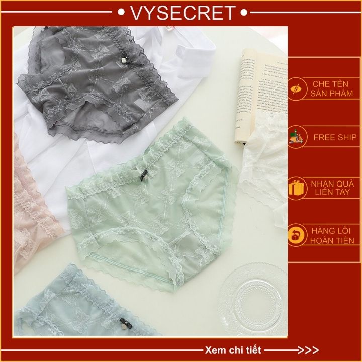 QUẦN LÓT REN CAO CẤP🍁HOT HOT 🍁  KHÁNG KHUẨN ÔM MÔNG C1527 | BigBuy360 - bigbuy360.vn