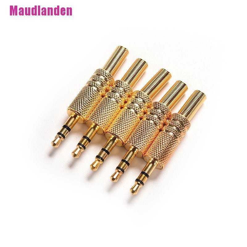 Bộ 5 Đầu Nối Âm Thanh 3.5mm 1 / 8 &quot;