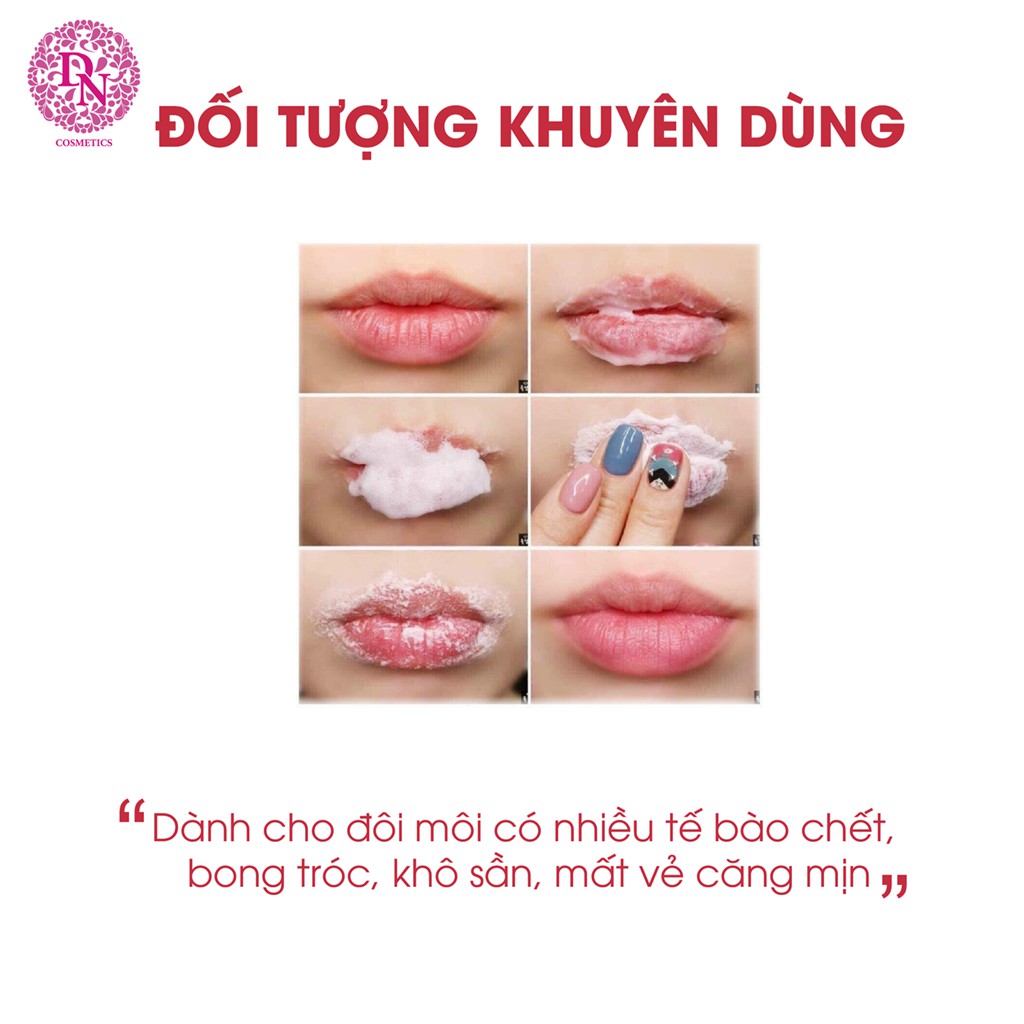 Tẩy Tế Bào Chết Sủi Bọt Môi Unpa Bubi Bubi Bubble