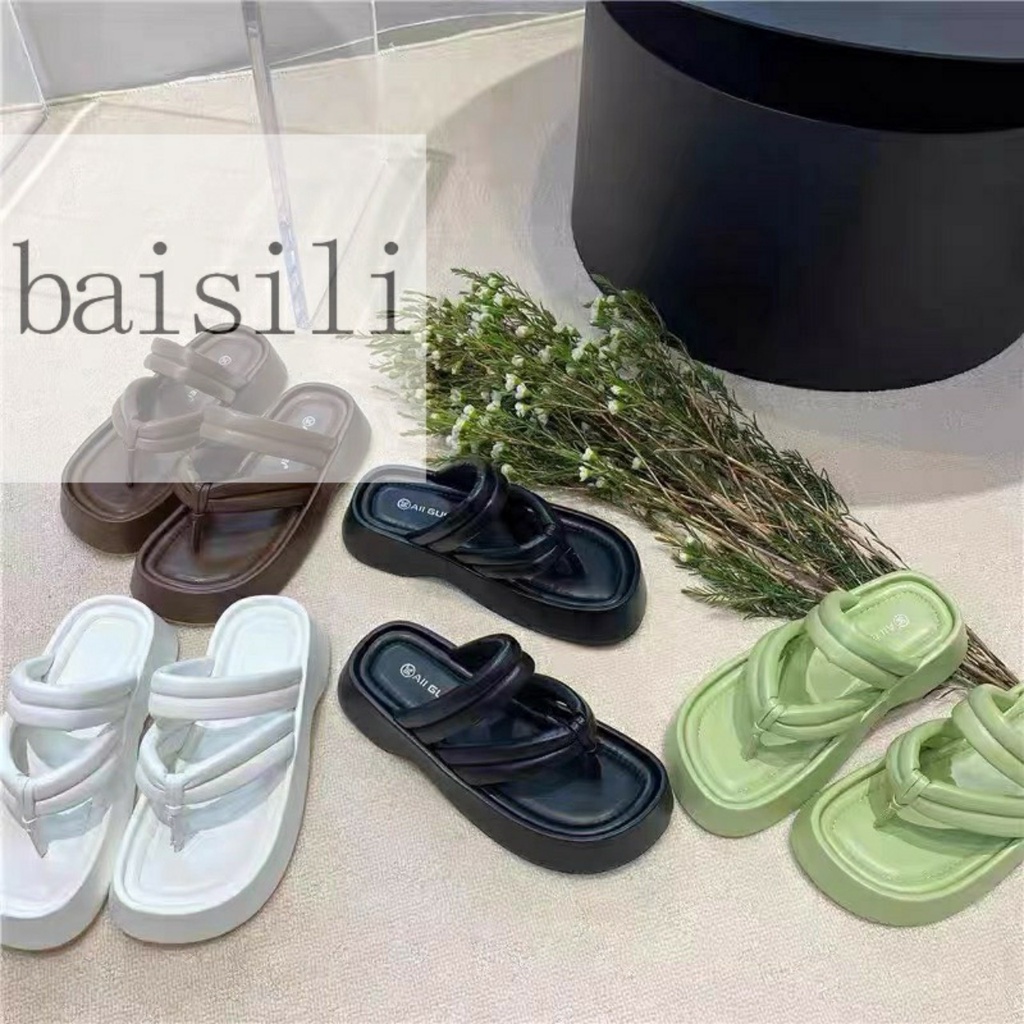 DÉP XUỒNG BAISILI - DÉP THỜI TRANG NỮ PHONG CÁCH HIỆN ĐẠI QUAI NGANG KẸP ĐẾ BẰNG BD220869