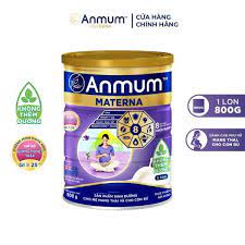 Sữa Anmum Không thêm đường ít béo 800g