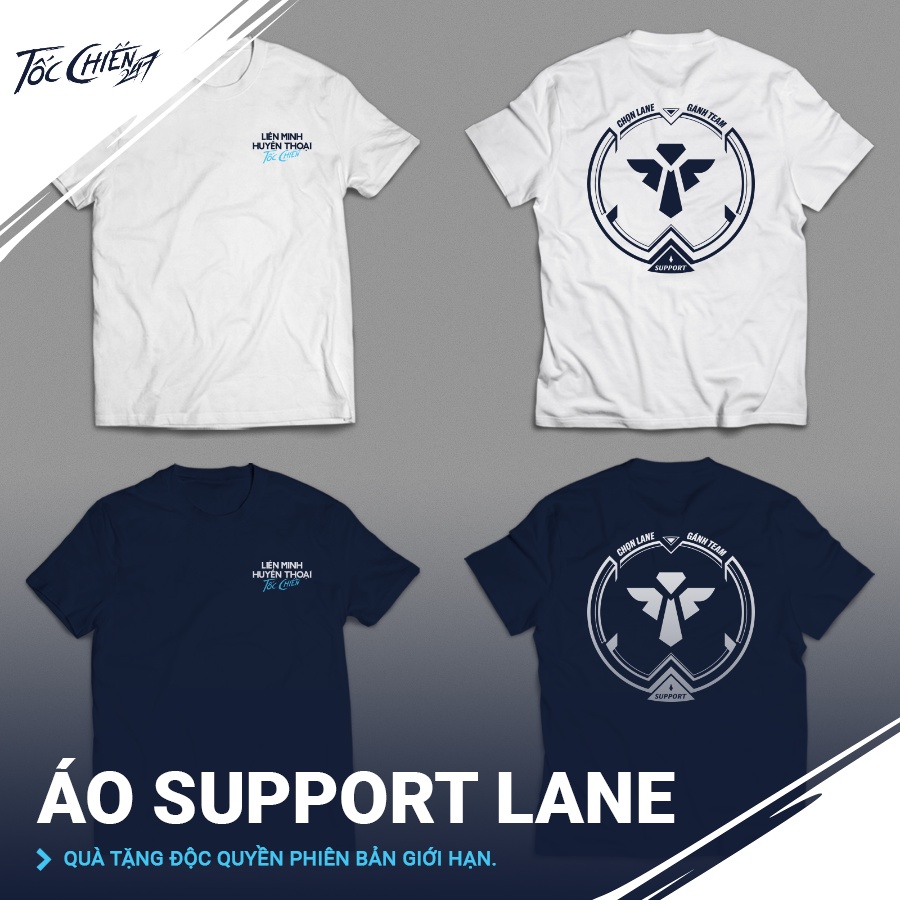 (SALE SỐC) Áo Liên Minh tốc chiến support lane