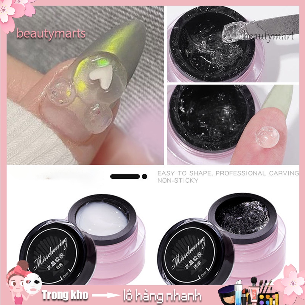 [Hàng mới về] Gel UV mềm an toàn làm đẹp móng tay không dính