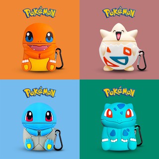 Vỏ Đựng Bảo Vệ Hộp Sạc Tai Nghe Hình Pokemon Chống Sốc Chống Nước Cho Airpods 1 / 2