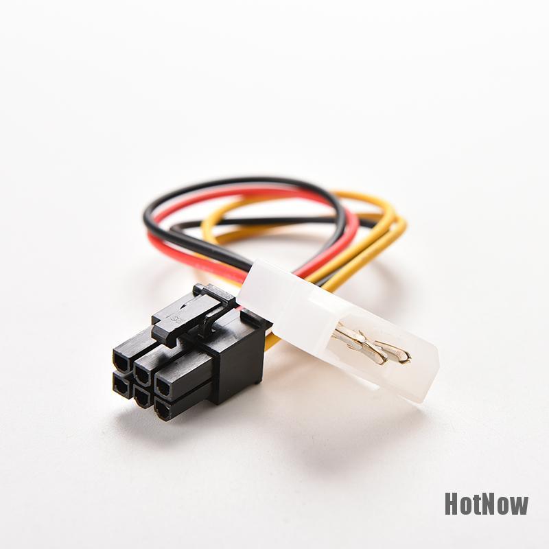 Card Đồ Họa PCI-E Chuyển Đổi Cáp Nguồn Điện Nối Chuyển Đổi 4-Pin Sang 6-Pin