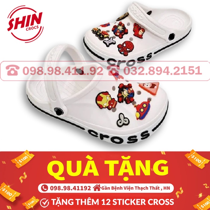 dép cross nhiều màu BUXY đế bánh mì💖FREESHIP💖dép cross hotrend BAYSUC03