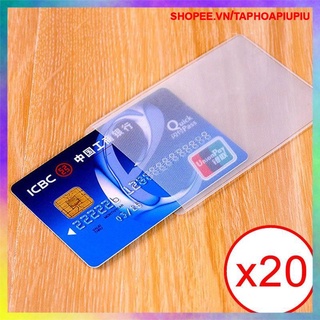 COMBO 20 MIẾN VỎ BỌC THẺ ATM, THẺ SINH VIÊN, THẺ CĂN CƯỚC, BẰNG LÁI XE