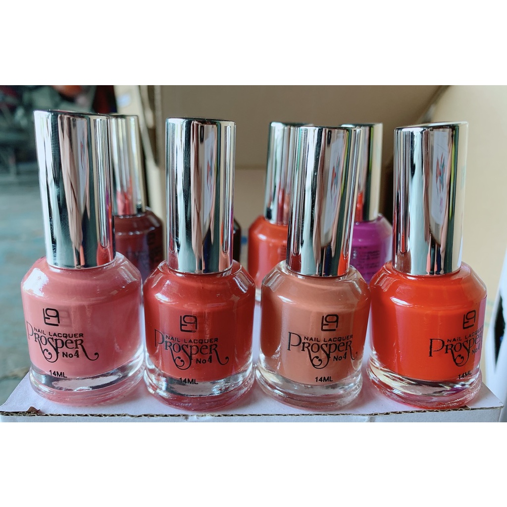 Set 12 chai No4 14ml ( tone nude + sữa )