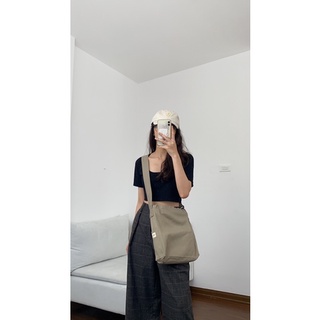 Túi Tote Đeo Chéo Canvas “Squared Bag”