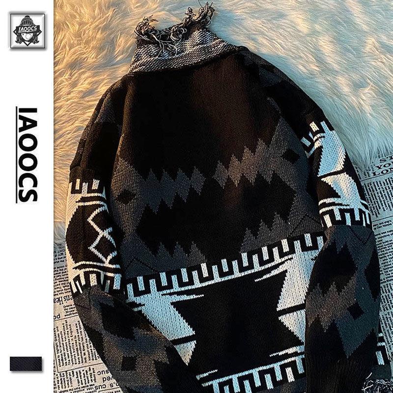 Áo Khoác Len Dáng Rộng Phong Cách Hip hop Đường Phố Retro Mới Cho Nam Và Nữ