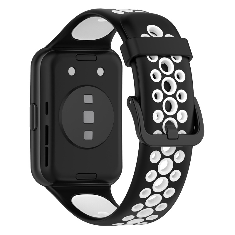 Dây Đeo Thay Thế Bằng Silicone Hai Màu Cho Đồng Hồ Thông Minh Huawei Watch fit 2