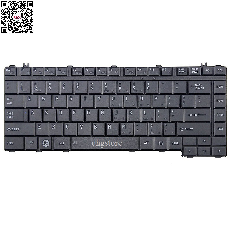 Bàn phím laptop Toshiba A205, A200, M200, A300, A305, L300, M300 MÀU ĐEN