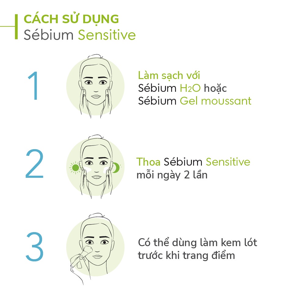 Kem dưỡng giảm mụn viêm nhạy cảm Bioderma Sebium Sensitive - 5 ml