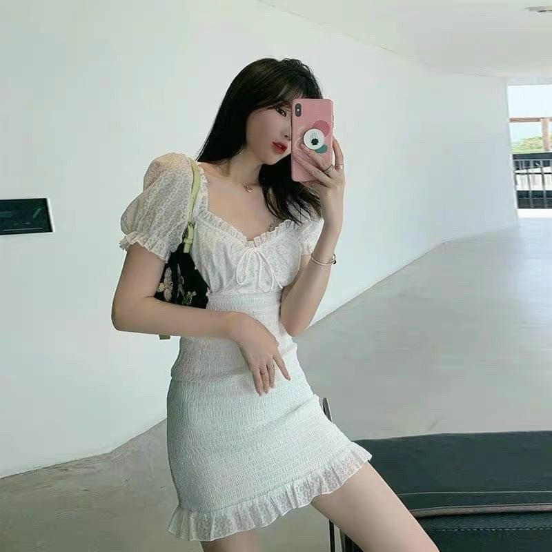 NEW - ĐẦM NHÚN NGỰC BODY HOTGIRL CHUẨN HÀN QUYẾN RŨ XINH (CÓ ẢNH THẬT)