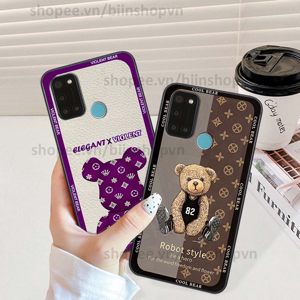 Ốp Realme C17 / 7i hình gấu bear brick đẹp độc lạ, thời trang, cá tính