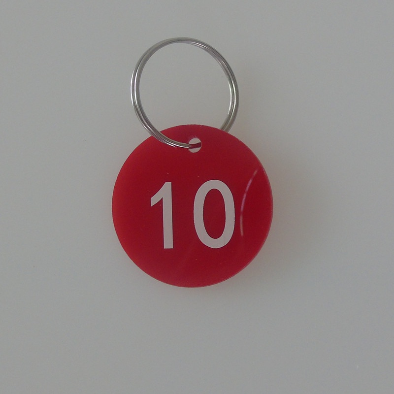 Thẻ số Móc khóa Mica cho Bể Bơi , Chịu nước tốt, Siêu Bền