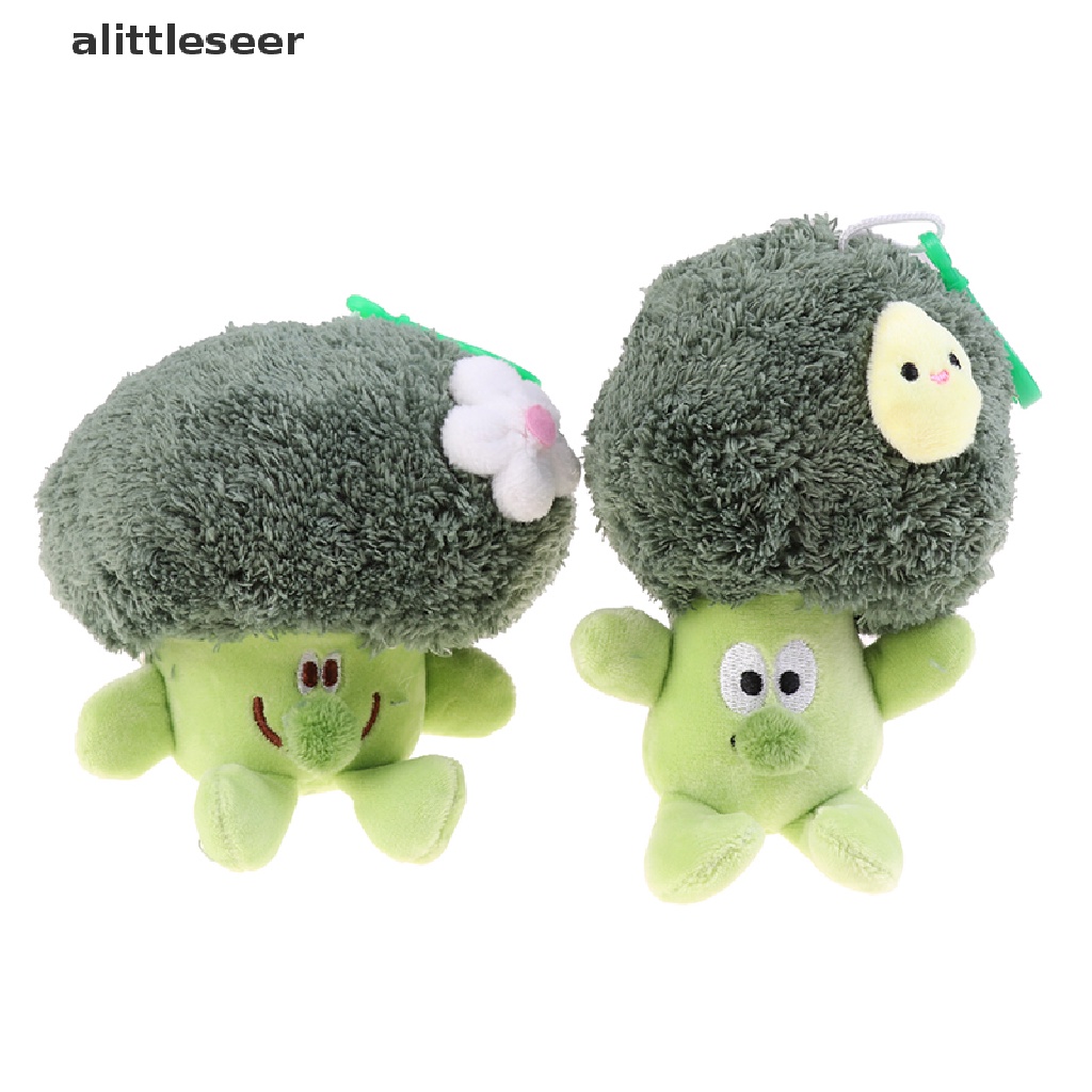 Móc Khóa Hình Rau Củ Broccoli Nhồi Bông Dễ Thương