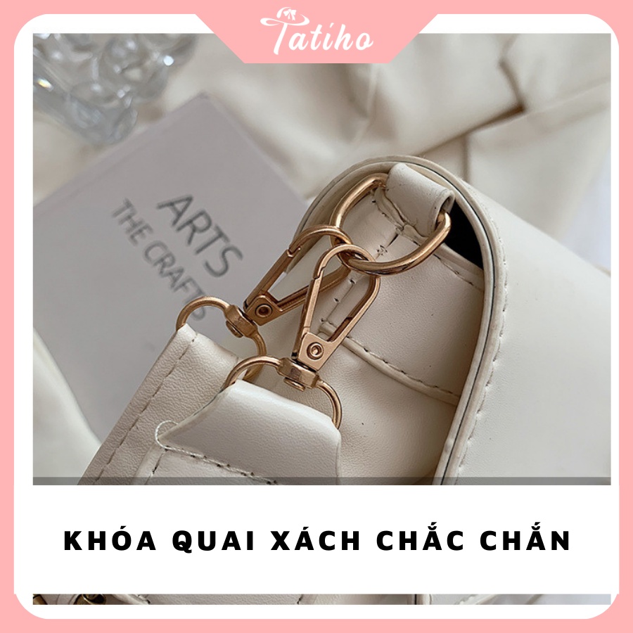 Túi Xách Đeo Chéo (Túi Xách Nữ) Phối Nhúng Bèo Xếp Ly Phong Cách Thời Trang Hiện Đại - Tatiho - Mã TUI61