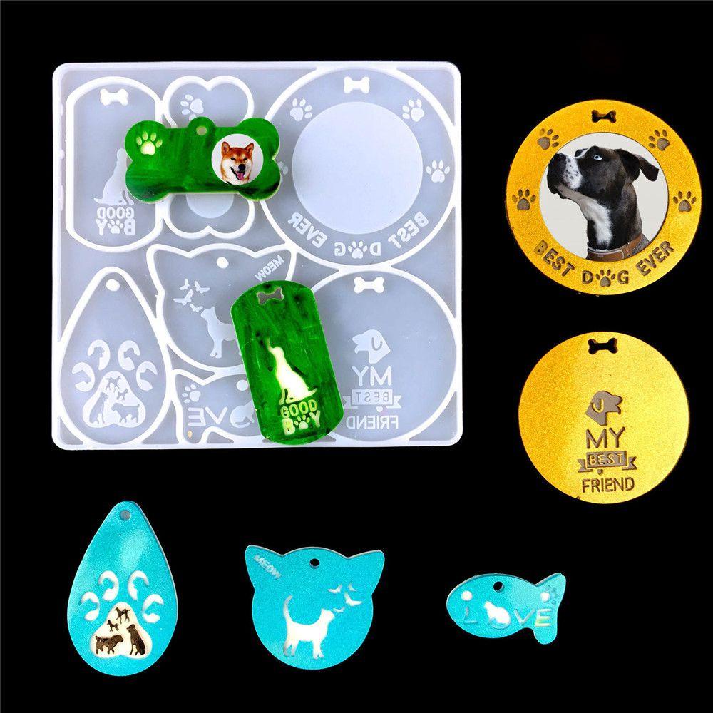 Khuôn Làm Trang Sức Nhựa Resin UV Hình Khúc Xương