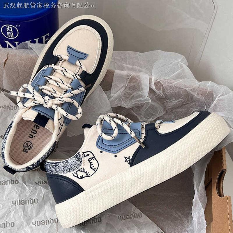 Giày Thể Thao Vải Bạt Thời Trang Mùa Xuân 2022 Dễ Phối Đồ Dành Cho Nữ