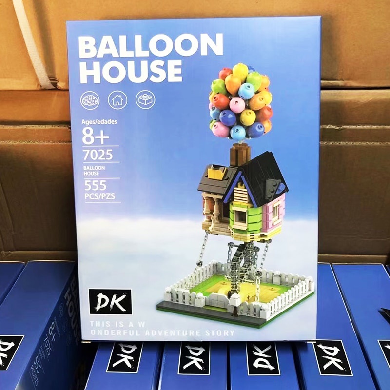 Đồ chơi xếp hình lắp ráp mô hình Balloon House Tensegrity Sculptures Anti Gravity Dynamics Physics Balance DK 7025