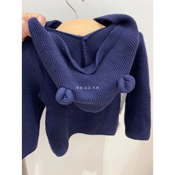 Áo len xanh than cho bé yêu  áo khoác len baby gap