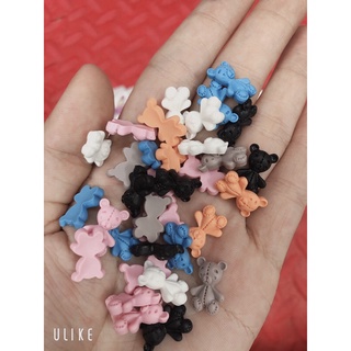 set gấu gắn móng mix màu siêu đáng yêu