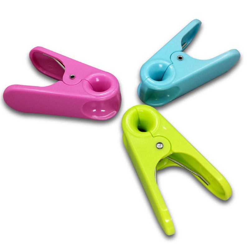 Set 3 Kẹp Niêm Phong Bao Bì Thực Phẩm Bằng Nhựa