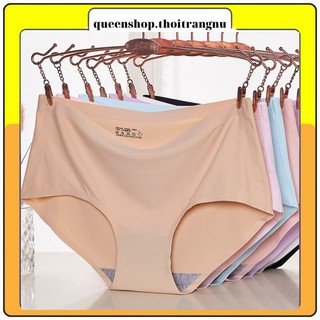 Quần lót nữ đúc su , quần chip cotton thông hơi thun lạnh Queenshop