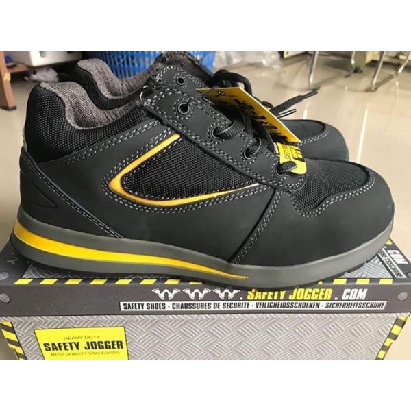 Giày bảo hộ safety jogger Turbo S3 chống trơn trượt SRC, chịu nhiệt, chống thấm nước (Màu đen) Giày bảo hộ safety jogger