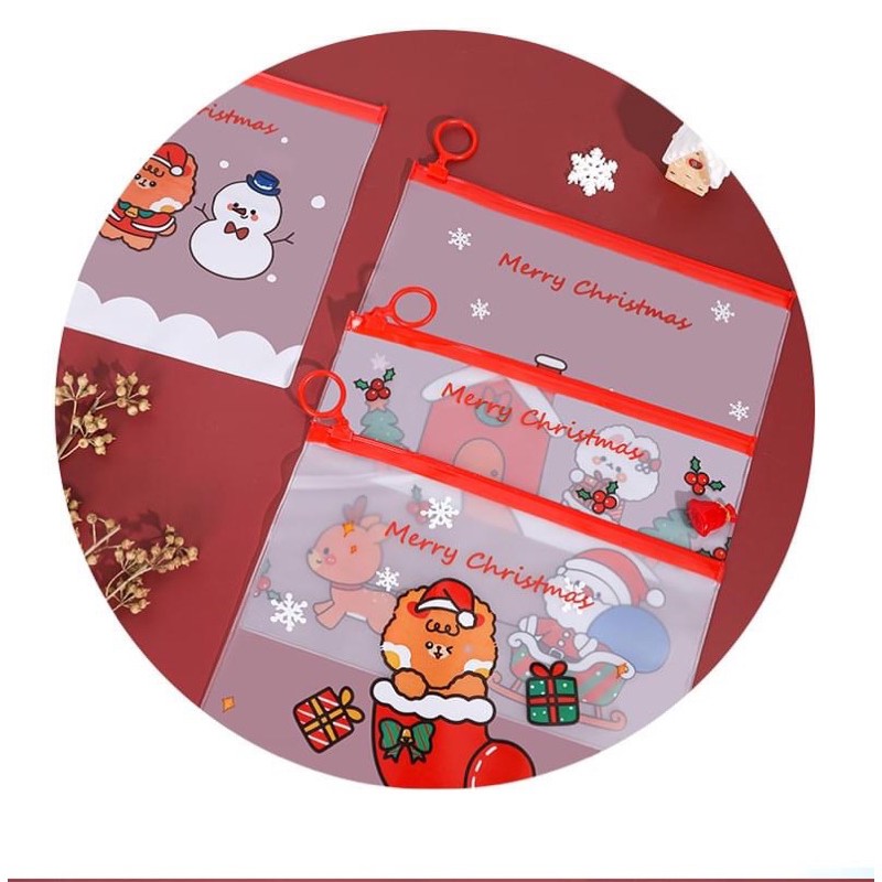 Túi zip dẻo noel