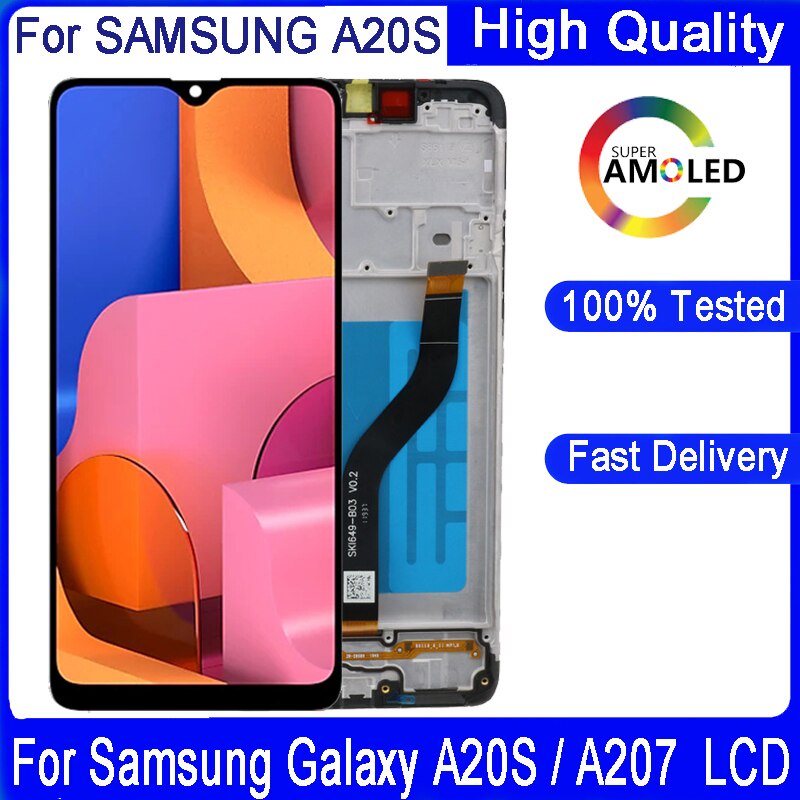【Giao Hàng Nhanh】 100% Chính Hãng '' 6.5 '&#Màn Hình Cảm Ứng LCD 39; Thay Thế Dành Cho SAMSUNG Galaxy A20s A207 A2070 SM-A207F
