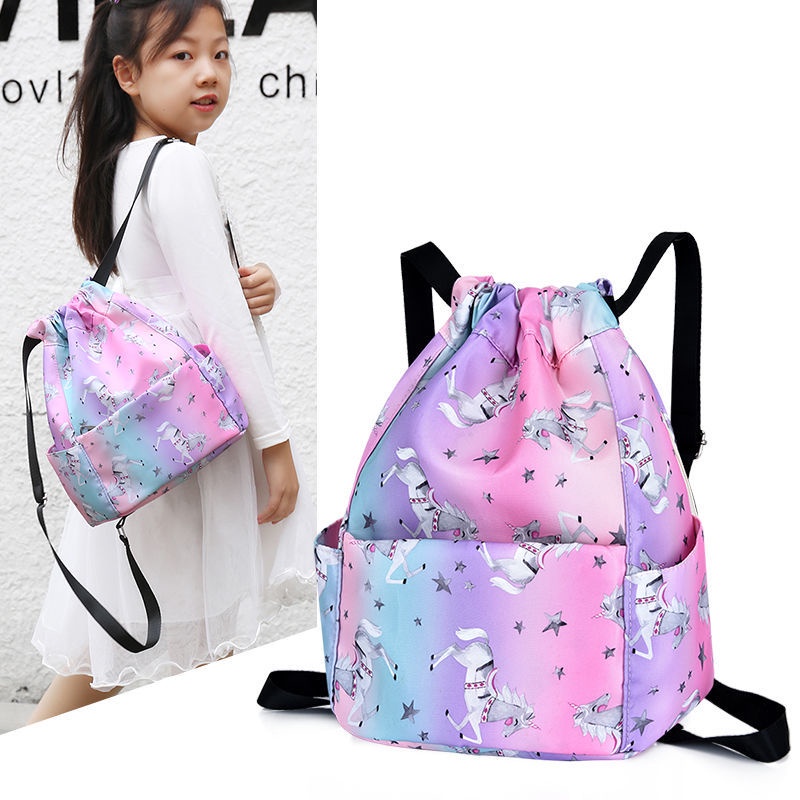 Ba Lô Dây Rút Chống Thấm Nước Kiểu Dáng Mới Cho Bé