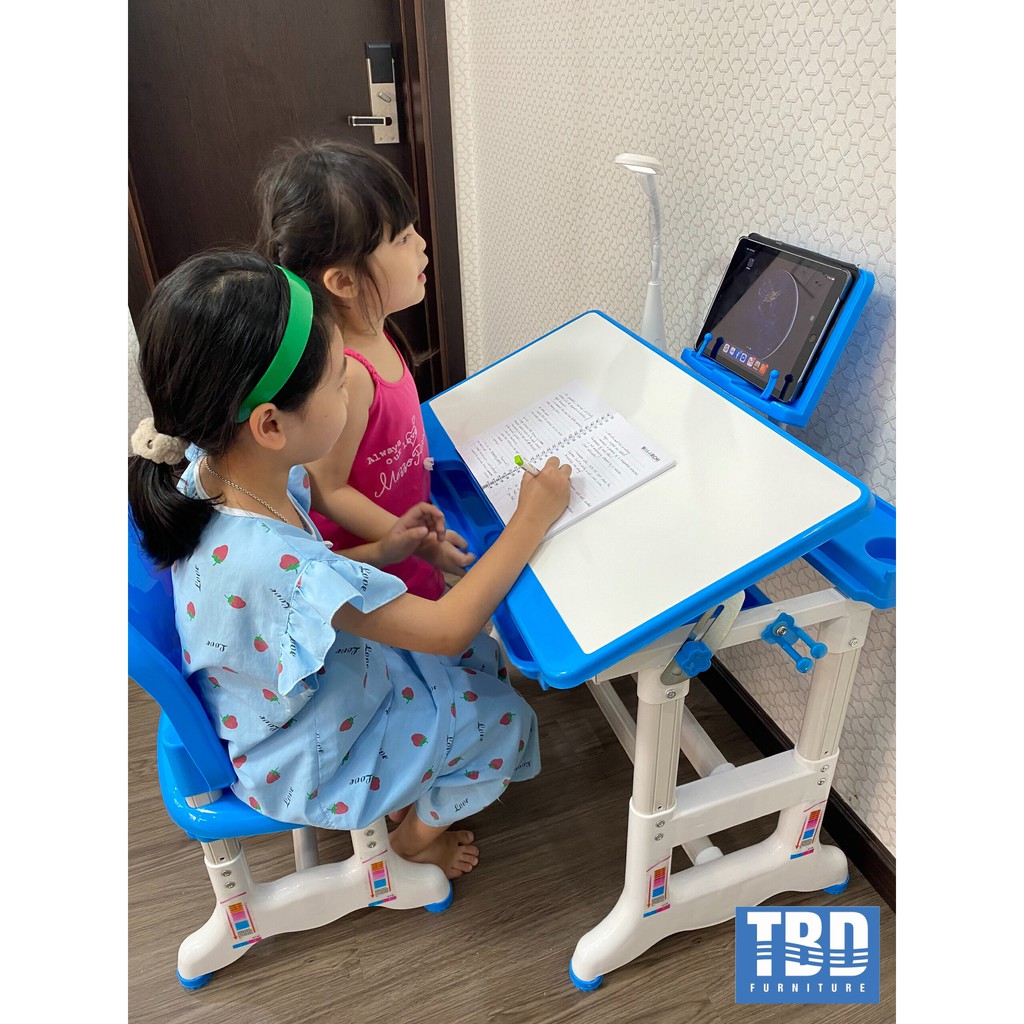Bộ Bàn Ghế Học Sinh Thông Minh B02 [KÈM ĐÈN LED] | BigBuy360 - bigbuy360.vn