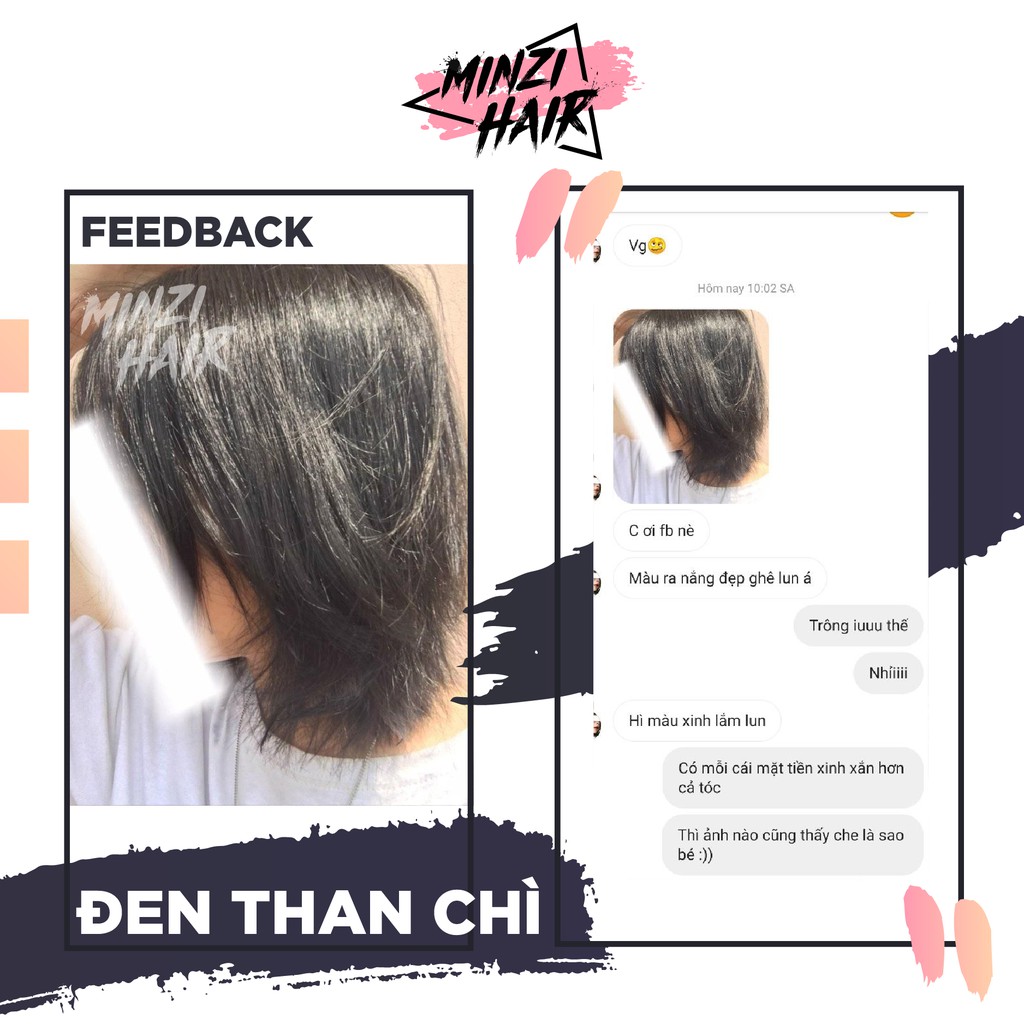 [BEST SELLER]Thuốc Nhuộm Tóc Màu Than Chì - Tặng Ngay Trợ Dưỡng - Không tẩy tóc | BigBuy360 - bigbuy360.vn