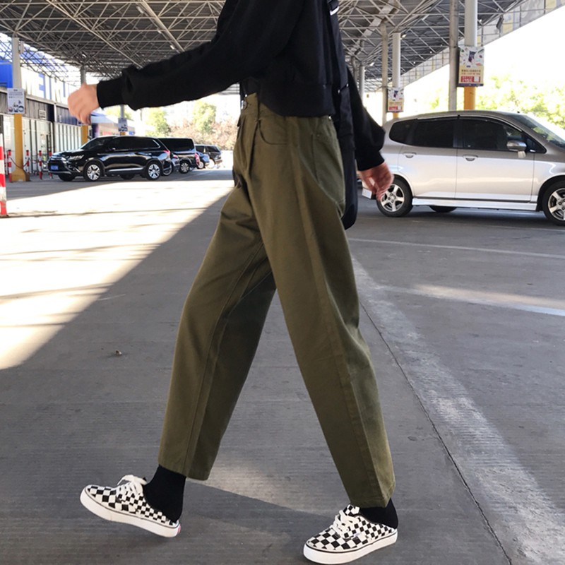 (Order) Quần kaki xanh rêu - 2 ảnh thật cuối | BigBuy360 - bigbuy360.vn