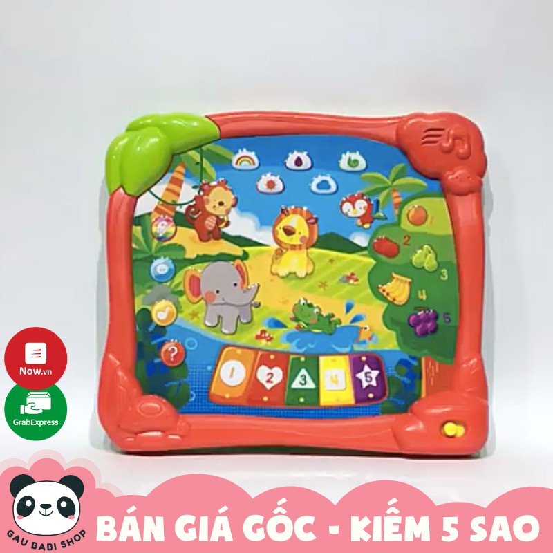 Đồ chơi bảng học số hình động vật hoang dã Winfun 002513 chính hãng