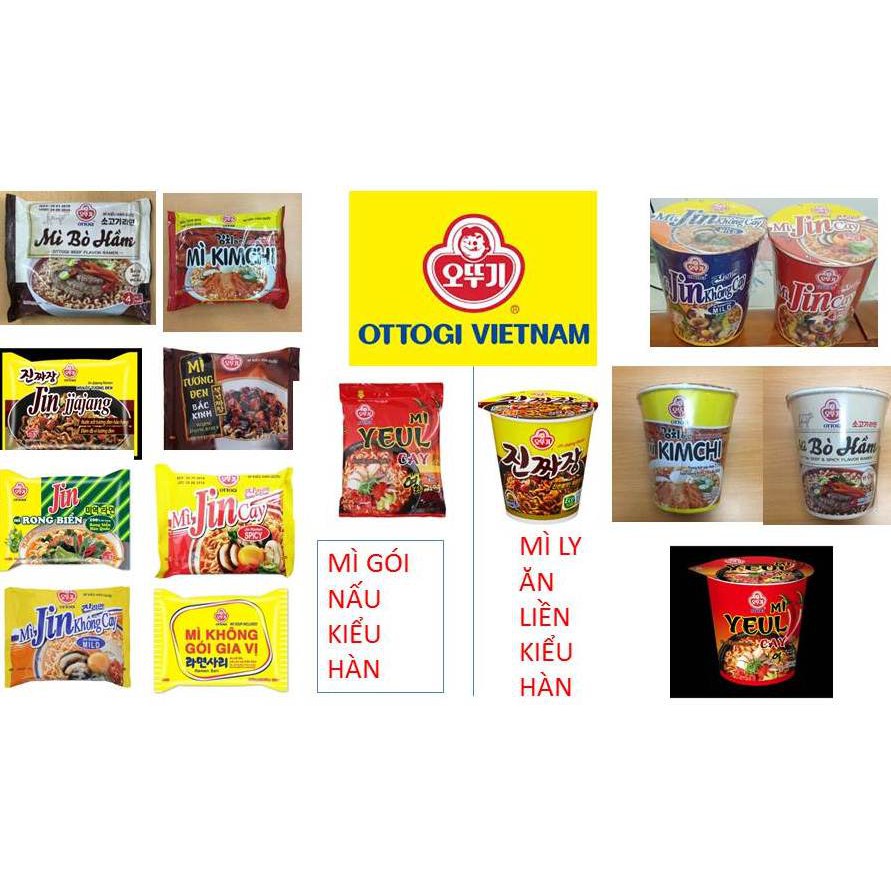 MÌ HÀN QUỐC OTTOGI ĐỦ LOẠI (GÓI,LY) | BigBuy360 - bigbuy360.vn